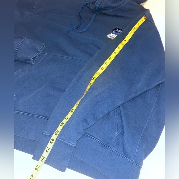 Nike Sportwear Essentials Futura Pullover Hoodie Blue Men’s Sweatshirt XXL - Picture 6 of 6